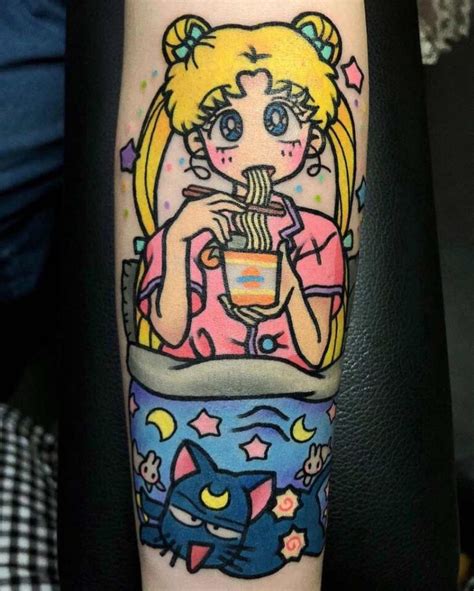 +30 Mejores【Sailor Moon】Tatuajes ‍♀️ ‍⬛ ⭐